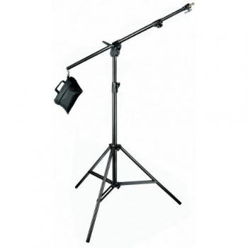 Manfrotto 420B Black Boom Stand with Adjustable Height for Photography and Lighting