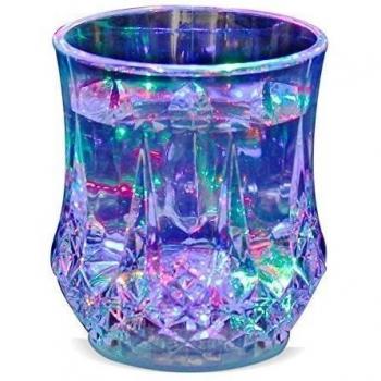 Vaso con Sensor de Luz LED Yokkao® Intermitente Multicolor Copa para Casa/ Bares/ Fiestas/ Cenas Románticas 260ml