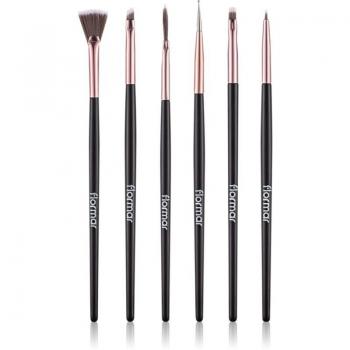 Nail Art Brush Set - 6 Piece Professional Nail Design Brushes
