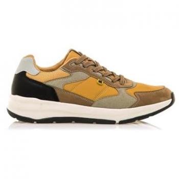 Zapatillas Deportivas MTNG Okla Amarillo para Hombre con Cierre de Cordones y Puntera Redonda