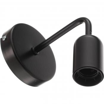 Aplique de pared de metal negro MANTIS
