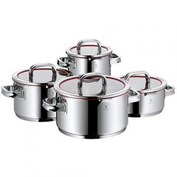 WMF Function 4 Batería de Cocina, Acero Inoxidable Pulido, 1 olla pequeña