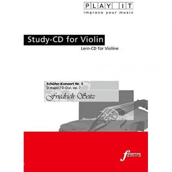 Study-CD Violin - Schüler-Konzert Nr.5,d-Dur,Op.7