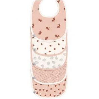 Pack 5 Baberos Lässig Little Forest Rabbit para Bebé - For Kids