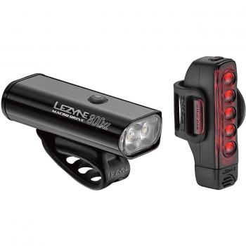 Lezyne Macro Drive 800 XL / Strip Pro - Juego de luces para bicicleta - negro 2017