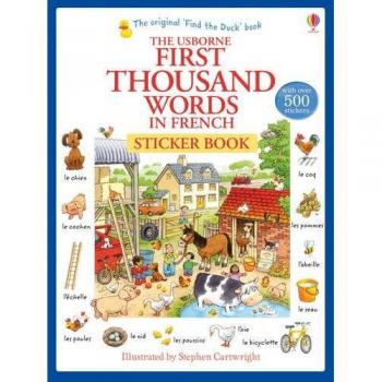 Libro de Pegatinas: Primeras Mil Palabras en Francés