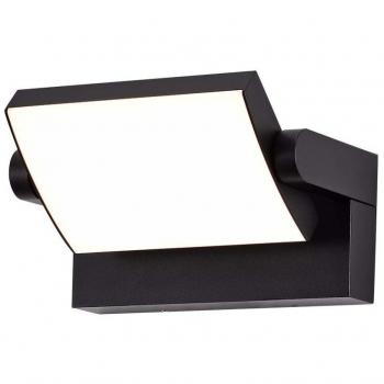 Aplique Rectangular LED 17W 120LM/W Color Negro Orientable 3000K IP65