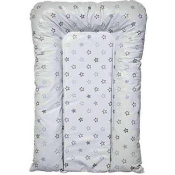 Cambiador Babycalin Copos de Nieve Estrellas Grises 50 x 70 cm