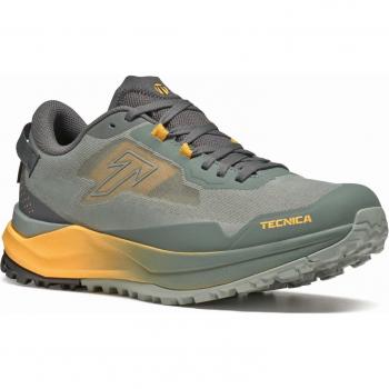 Zapato de Trekking para Hombre Tecnica Spark S Gore-Tex Verde Oscuro / Amarillo Claro