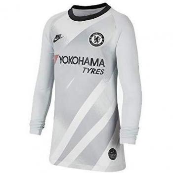 NIKE CFC Y Nk BRT Stad JSY LS Gk Cl Camisetas, Unisex niños, Pure Platinum/Black/Black, L