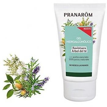 PRANAROM Gel HIDROALC RAVINTSARA/ARBOL TE 50ml, Único, Estándar