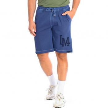 Pantalón Corto Deportivo para Hombre La Martina TMB305-JS329 - Algodón Azul - Talla Pequeña
