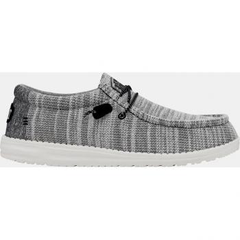 Hey Dude Wally Stretch Mix Men's Lace-Up Sneakers - Gray, Size 11 US