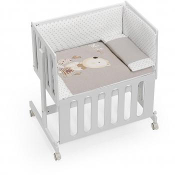 Minicuna Minana colecho con Textil Nature Beige