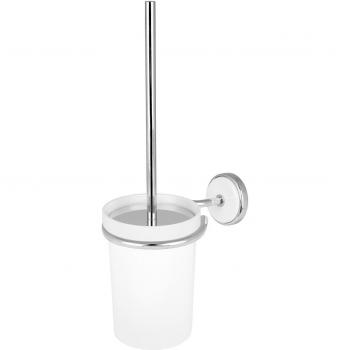 BATHSTAGE Blight - Escobillero de Pared, 33 x 14 x 15 cm, Color Plateado