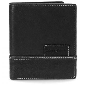Pepe Jeans New Doors Monedero, 10 cm, 0.09 Litros, Negro