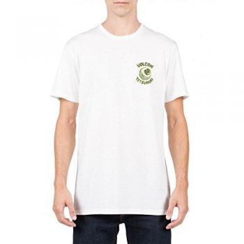 Volcom Tetsunori SS Camiseta de Manga Corta, Hombre, Blanco, S