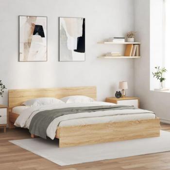 Cabecero de cama Sonoma de roble 180x200 cm