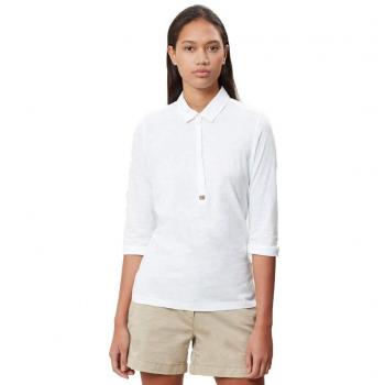 Napapijri Enora, Polo para Mujer, Blanco