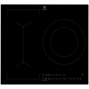 Electrolux LIV63340CK Placa de Inducción Integrada 60cm, 3 Zonas de Cocción, Función Puente Flex, Control Táctil, Negro