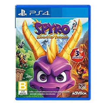 Spyro Reignited Trilogy - Juego para Consola Sony PlayStation 4 PS4, Import, compatible con PS4, incluye remasterización de los tres primeros juegos de Spyro, gráficos mejorados, jugabilidad clásica y opciones de control