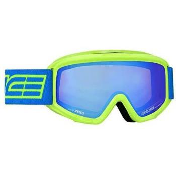 Salice 708DARWF Máscara de esquí JR Lime Doble antifoG Rainbow, Unisex niños, Descripción Montura: Lima Azul, Talla única