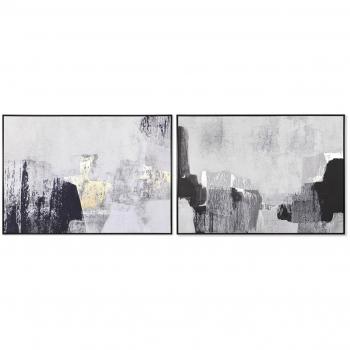 Cuadro DKD Home Decor 143 x 4,5 x 103 cm Abstracto Urbano (2 Unidades)