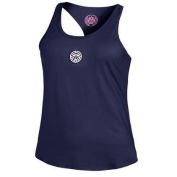BIDI BADU Crew Junior Camiseta Sin Mangas para Chicas - Azul Oscuro, 164 cm