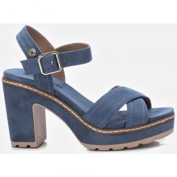 Sandalia de mujer Refresh 171560 azul con hebilla