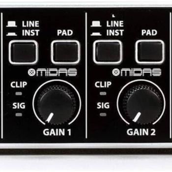 Behringer UMC204HD Audiophile 2x4 USB Audio/MIDI Interface
