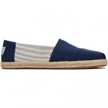 Alpargatas de mujer en lona Toms - Azul