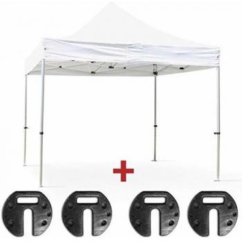 Toldo Plegable 3x3m con 4 Pesos de Estabilización de 12Kg