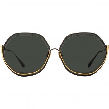 Linda Farrow ASPEN LFL1355 C7 Men's Gold Sunglasses 64mm