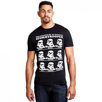 Star Wars Trooper Emotions Camiseta, Negro