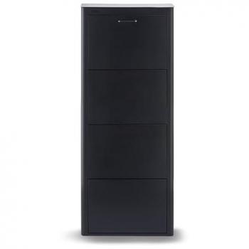 Mueble Zapatero Metálico KIBO - 4 Compartimentos, Disponible en 3 Colores
