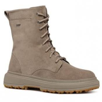 Botines de mujer Geox Lamidie ABX E con Grip, color Pardo, talla 39 EU