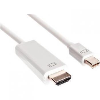 Cable Mini DisplayPort a HDMI Macho 1,8m - Alta Definición y Transmisión de Audio
