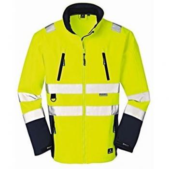 Chaqueta Softshell de Advertencia Pittsburgh Amarillo/Navy Talla L