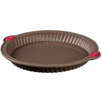 Molde de Silicona para Tarta 26cm Silitop Negro y Rojo