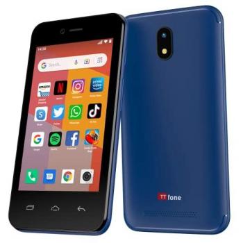 Smartphone TTfone TT20 3G Dual SIM con Android GO, Pantalla Táctil de 4 Pulgadas y 8 GB de Almacenamiento