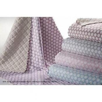 GAMBERRITOS Manta Interior Borrego EXTRASUAVE 80X110 Caja Transparente TOPOS CLUB