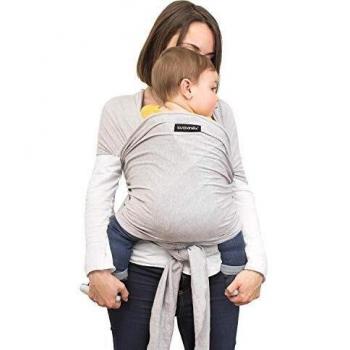 Fular Portabebé Elástico Suavinex Babywrap Gris