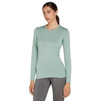 Camiseta interior de manga larga Icebreaker 200 Oasis para mujer en color verde