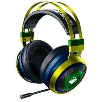 Razer Nari Ultimate Overwatch Lucio Ed. Auriculares Inalámbricos, Tecnología HyperSense, THX Spatial Audio, Almohadillas con Gel de enfriamiento, Compatibles con PC, PS4, Switch y Dispositivos móviles
