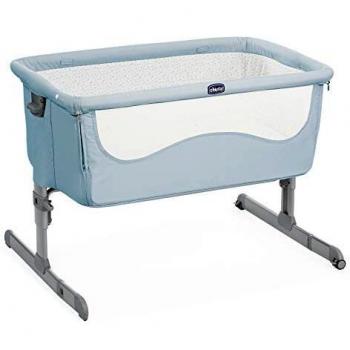 Chicco Next2me - Cuna de colecho con anclaje a cama y 6 alturas, color azul