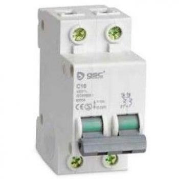 Interruptor automático 2P 16A GSC 0403658
