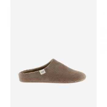Zapatillas de casa de pana con plantilla interior de pelo suave Victoria Norte