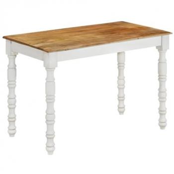 Mesa de comedor madera maciza de mango 110x60x76 cm