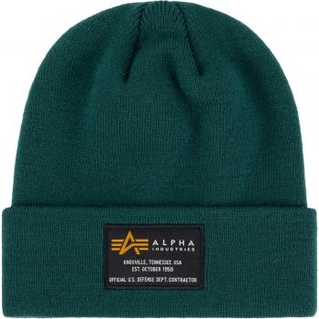 Alpha Industries Crew Beanie - Force Green, One Size, Unisex Headwear