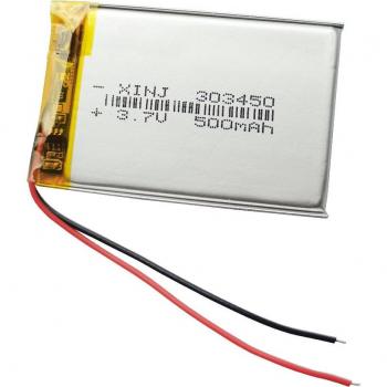 3.7V 500mAh 1.85Wh Lithium Polymer Rechargeable Battery for GPS Speakers and DashCams